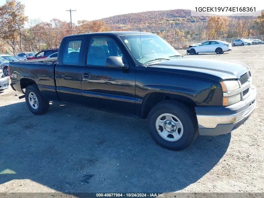 2004 Chevrolet Silverado 1500 Work Truck VIN: 1GCEK19V74E168361 Lot: 40677984