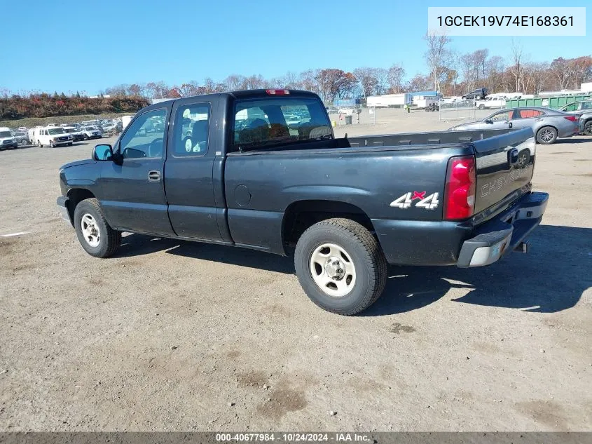 2004 Chevrolet Silverado 1500 Work Truck VIN: 1GCEK19V74E168361 Lot: 40677984