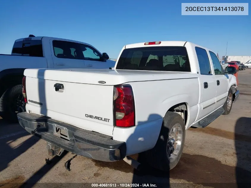 2004 Chevrolet Silverado 1500 Lt VIN: 2GCEC13T341413078 Lot: 40681513