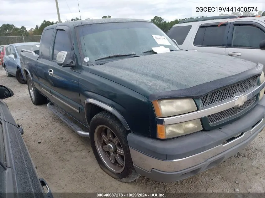 2004 Chevrolet Silverado 1500 Ls VIN: 2GCEC19V441400574 Lot: 40687278