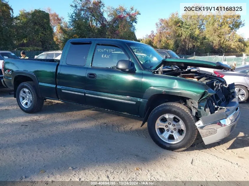 2004 Chevrolet Silverado 1500 Ls VIN: 2GCEK19V141168325 Lot: 40694395