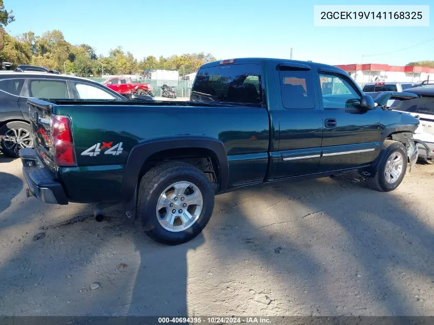 2004 Chevrolet Silverado 1500 Ls VIN: 2GCEK19V141168325 Lot: 40694395