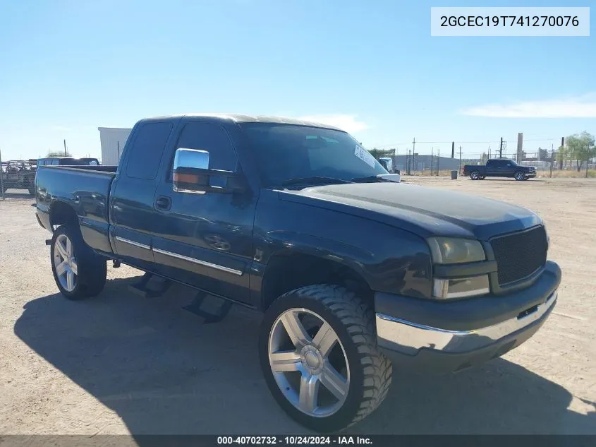 2004 Chevrolet Silverado 1500 Ls VIN: 2GCEC19T741270076 Lot: 40702732