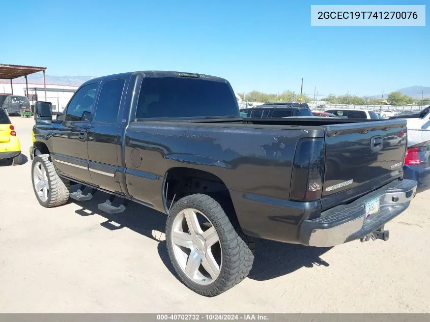 2004 Chevrolet Silverado 1500 Ls VIN: 2GCEC19T741270076 Lot: 40702732