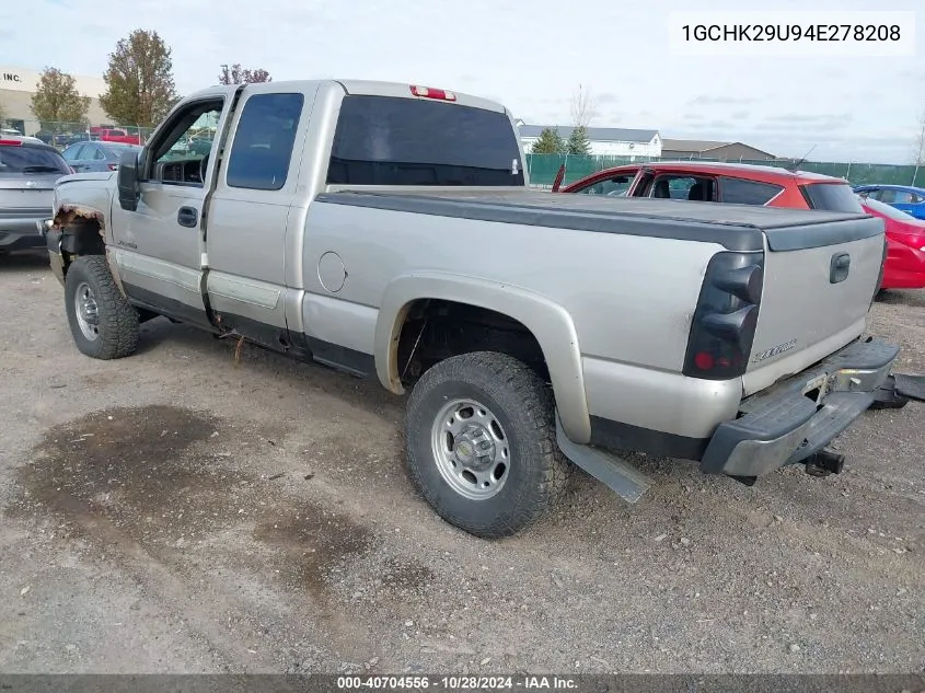 2004 Chevrolet Silverado 2500Hd Ls VIN: 1GCHK29U94E278208 Lot: 40704556