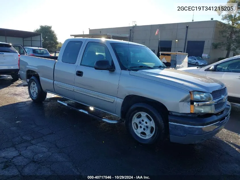 2GCEC19T341215205 2004 Chevrolet Silverado 1500 Ls