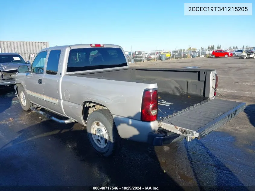 2GCEC19T341215205 2004 Chevrolet Silverado 1500 Ls