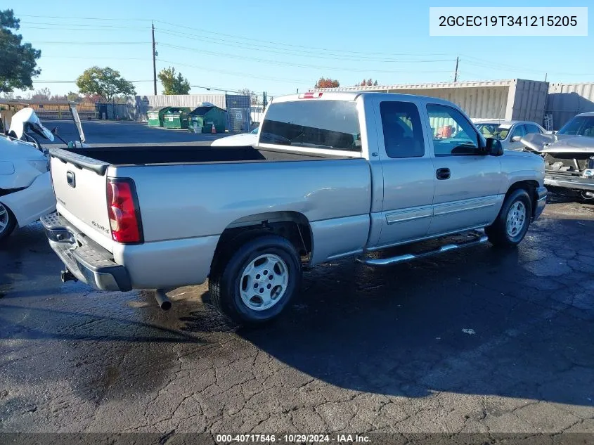 2GCEC19T341215205 2004 Chevrolet Silverado 1500 Ls