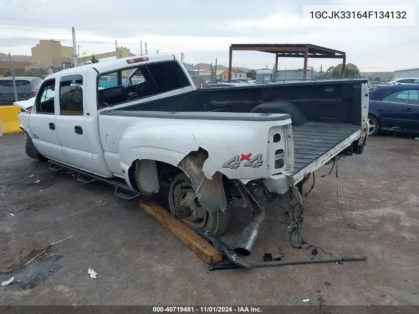 2004 Chevrolet Silverado 3500 Ls VIN: 1GCJK33164F134132 Lot: 40719481