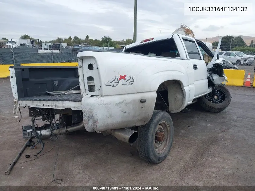 2004 Chevrolet Silverado 3500 Ls VIN: 1GCJK33164F134132 Lot: 40719481