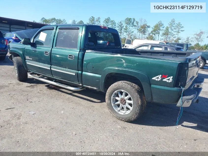 2004 Chevrolet Silverado 2500Hd Lt VIN: 1GCHK23114F129719 Lot: 40725551