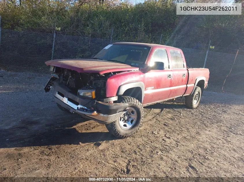 2004 Chevrolet Silverado 2500Hd Ls VIN: 1GCHK23U54F262011 Lot: 40732930