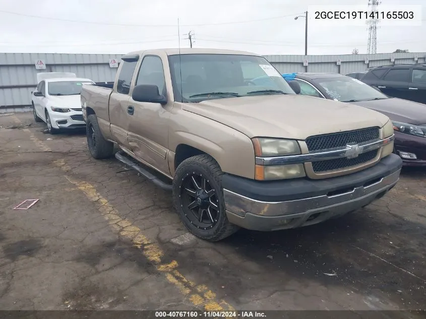 2004 Chevrolet Silverado Ls VIN: 2GCEC19T141165503 Lot: 40767160