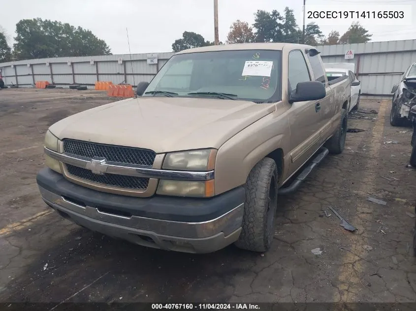 2004 Chevrolet Silverado Ls VIN: 2GCEC19T141165503 Lot: 40767160