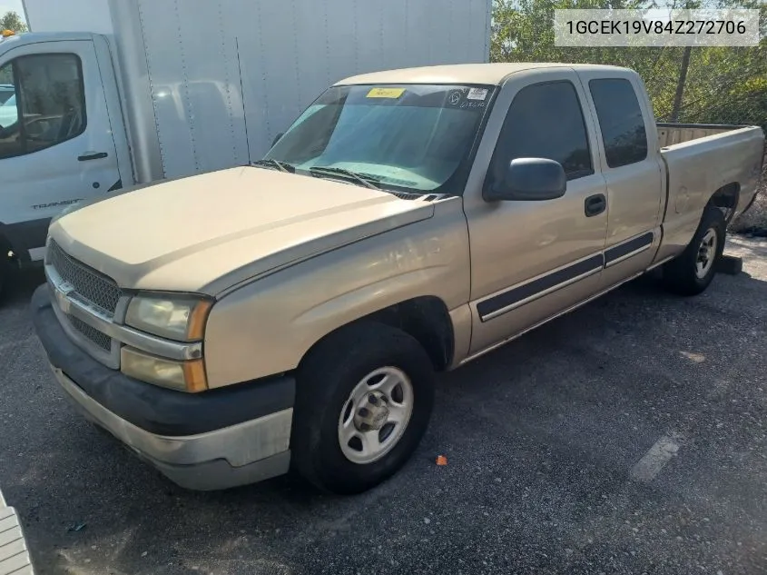 2004 Chevrolet Silverado K1500 VIN: 1GCEK19V84Z272706 Lot: 40778669