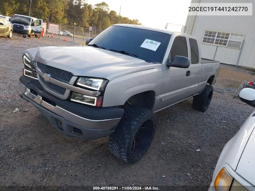 2004 Chevrolet Silverado 1500 Ls VIN: 2GCEC19T441242770 Lot: 40788291