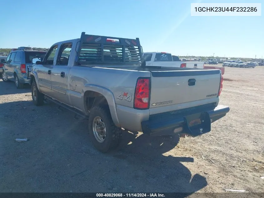 2004 Chevrolet Silverado 2500Hd Ls VIN: 1GCHK23U44F232286 Lot: 40829068