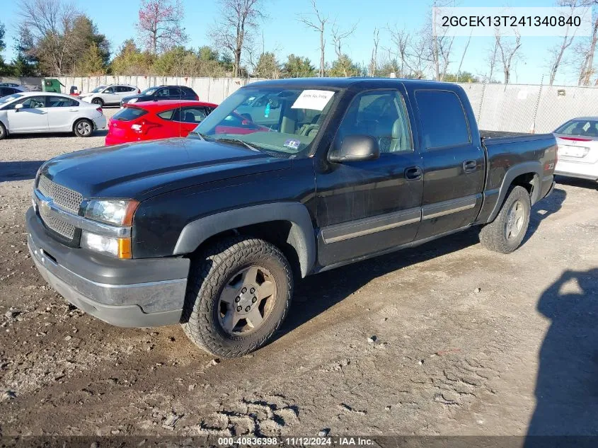 2004 Chevrolet Silverado 1500 Z71 VIN: 2GCEK13T241340840 Lot: 40836398