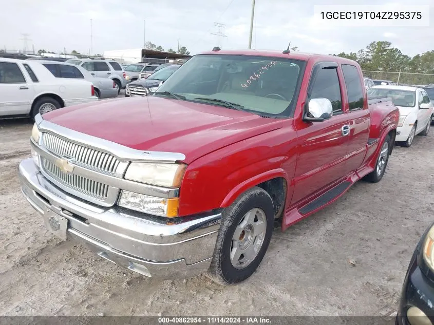 2004 Chevrolet Silverado 1500 Lt VIN: 1GCEC19T04Z295375 Lot: 40862954