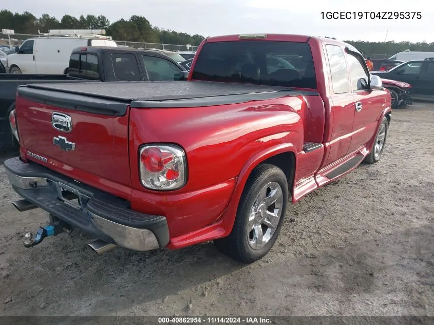 2004 Chevrolet Silverado 1500 Lt VIN: 1GCEC19T04Z295375 Lot: 40862954