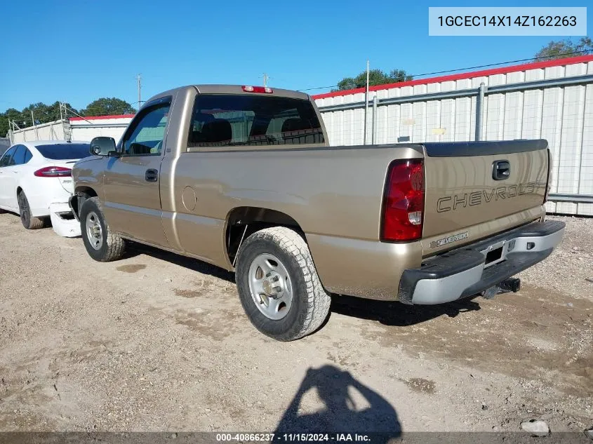 2004 Chevrolet Silverado 1500 Work Truck VIN: 1GCEC14X14Z162263 Lot: 40866237