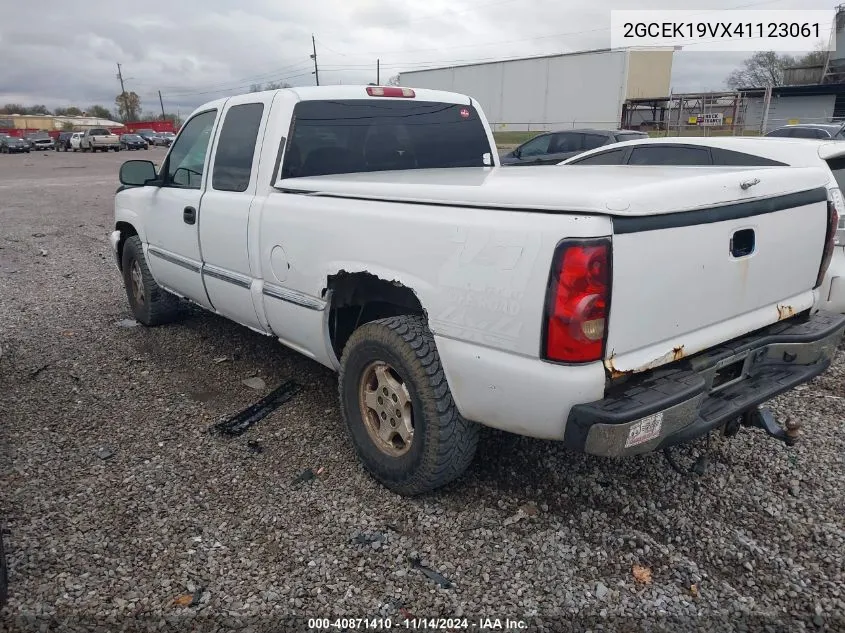 2004 Chevrolet Silverado 1500 Ls VIN: 2GCEK19VX41123061 Lot: 40871410