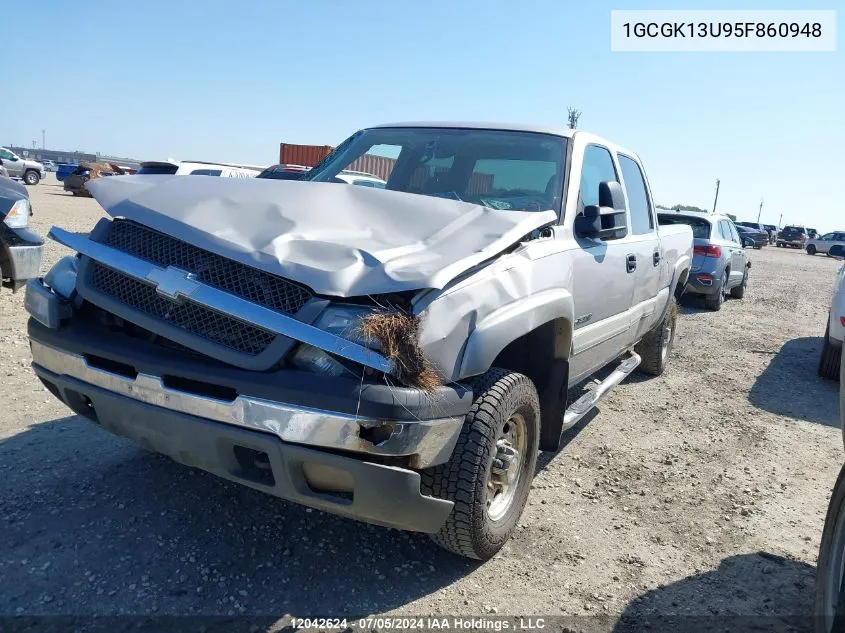 1GCGK13U95F860948 2005 Chevrolet Silverado 1500Hd