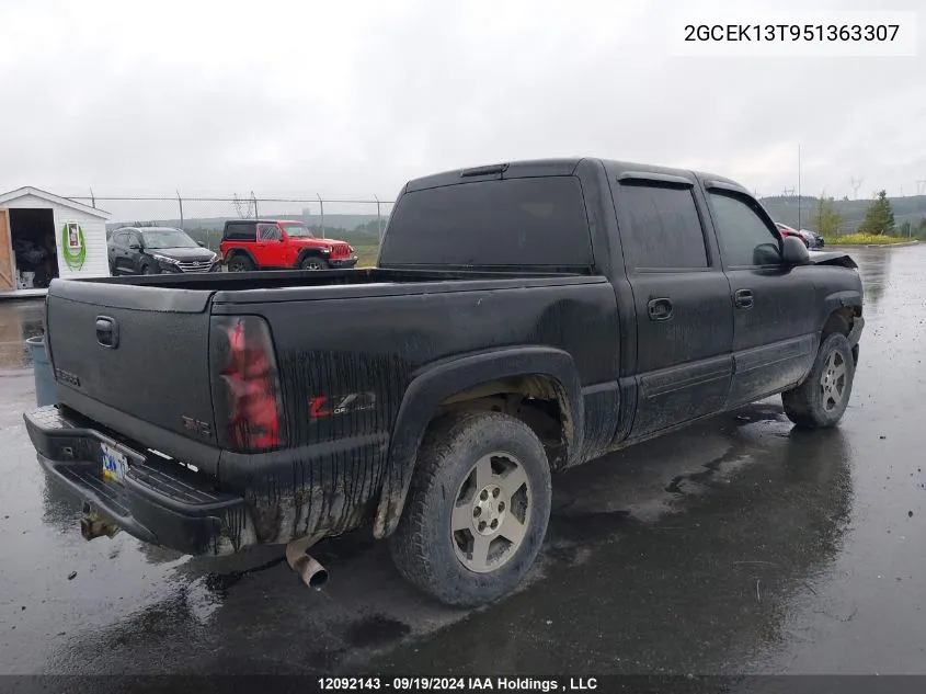 2005 Chevrolet Silverado 1500 VIN: 2GCEK13T951363307 Lot: 12092143