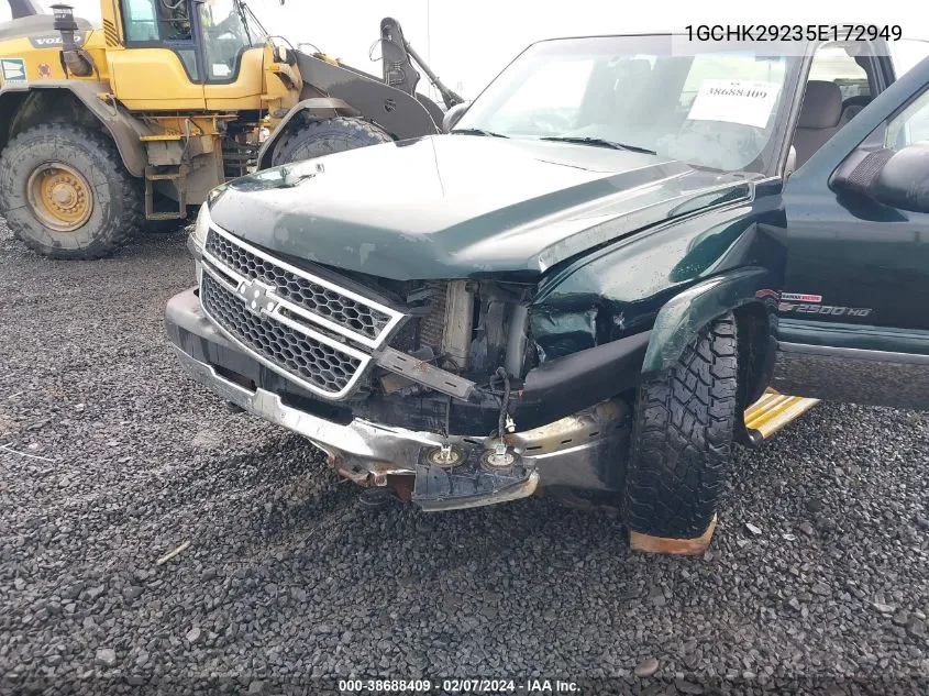 2005 Chevrolet Silverado 2500Hd Ls VIN: 1GCHK29235E172949 Lot: 38688409