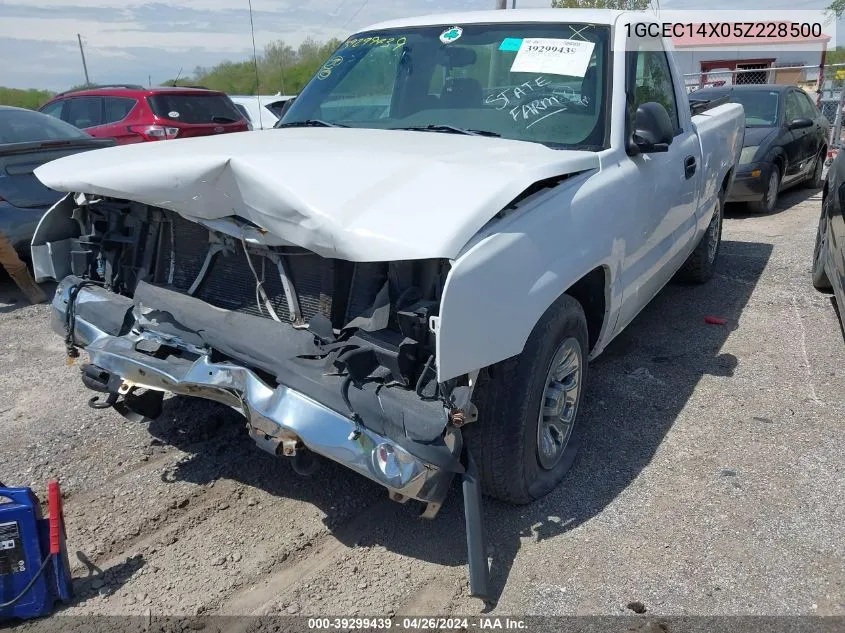 2005 Chevrolet Silverado 1500 Work Truck VIN: 1GCEC14X05Z228500 Lot: 39299439