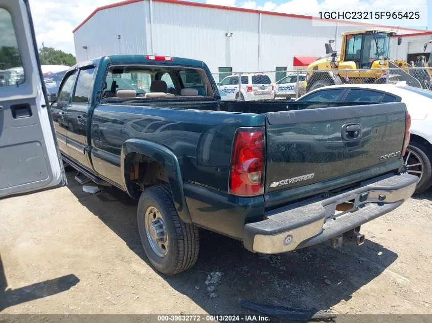 2005 Chevrolet Silverado 2500Hd Ls VIN: 1GCHC23215F965425 Lot: 39632772