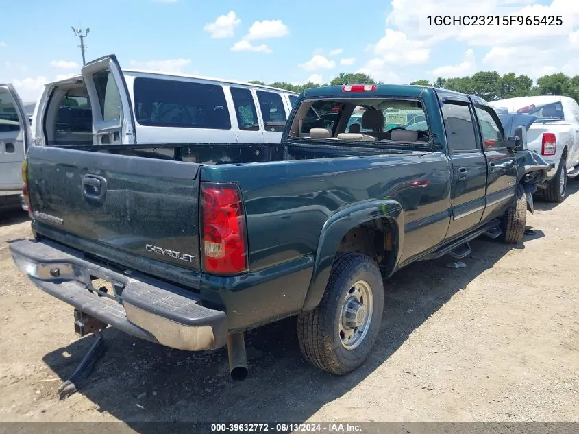 2005 Chevrolet Silverado 2500Hd Ls VIN: 1GCHC23215F965425 Lot: 39632772