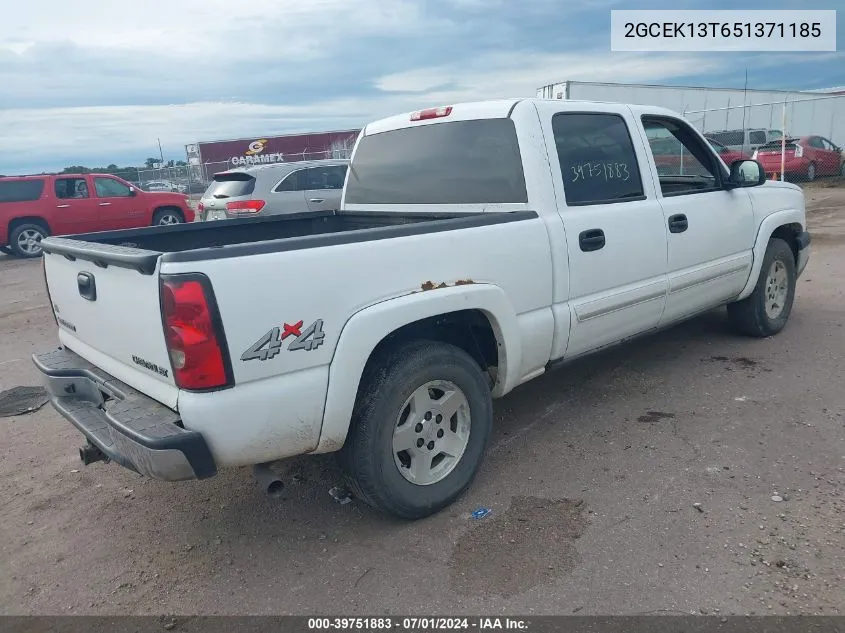 2005 Chevrolet Silverado 1500 Ls VIN: 2GCEK13T651371185 Lot: 39751883