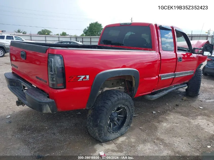 1GCEK19B35Z352423 2005 Chevrolet Silverado 1500 Z71