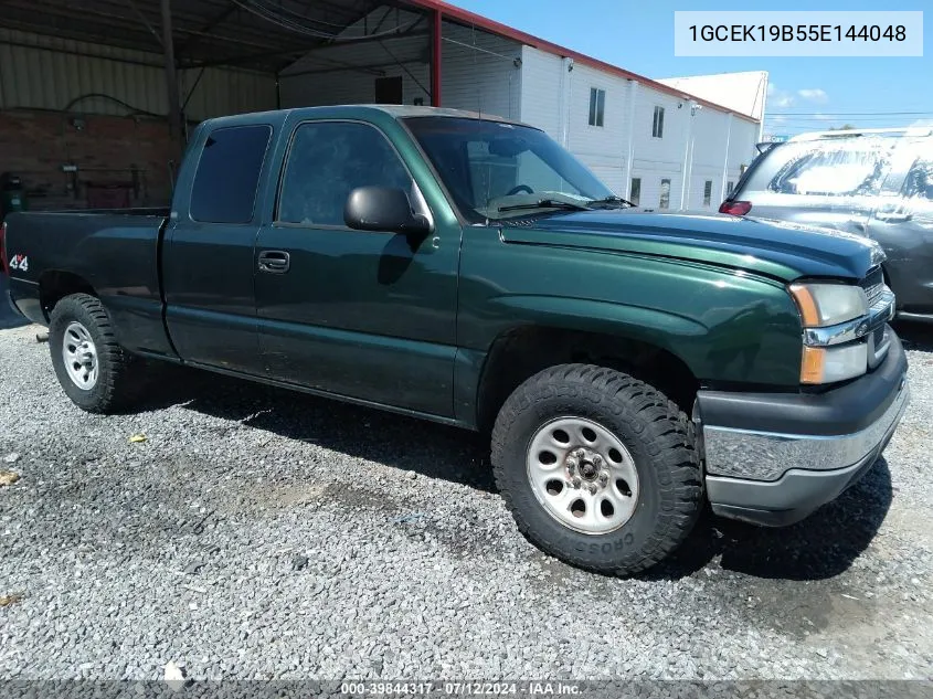 2005 Chevrolet Silverado 1500 Work Truck VIN: 1GCEK19B55E144048 Lot: 39844317