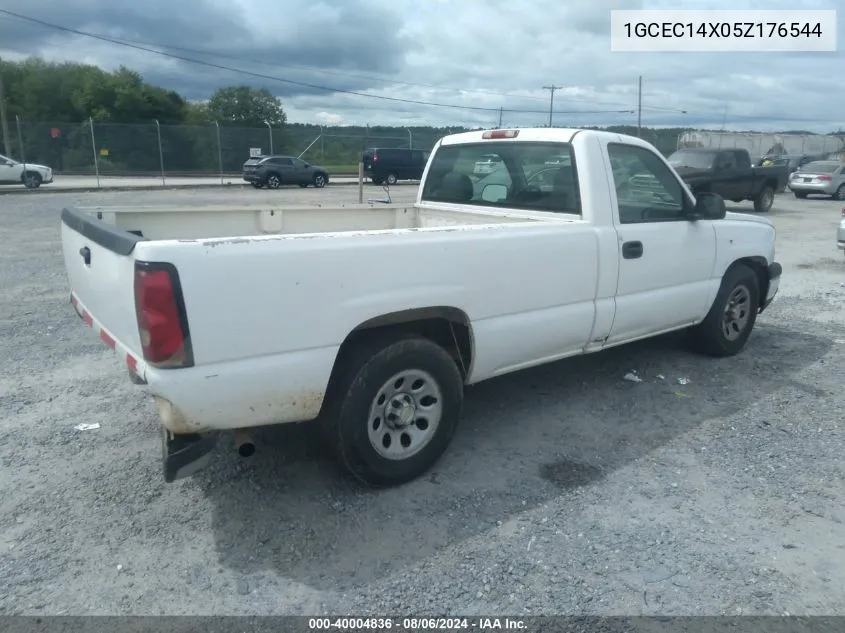 2005 Chevrolet Silverado 1500 Work Truck VIN: 1GCEC14X05Z176544 Lot: 40004836