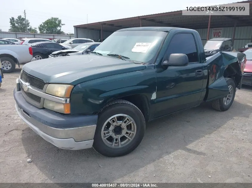 2005 Chevrolet Silverado 1500 Work Truck VIN: 1GCEC14X35Z199199 Lot: 40015437