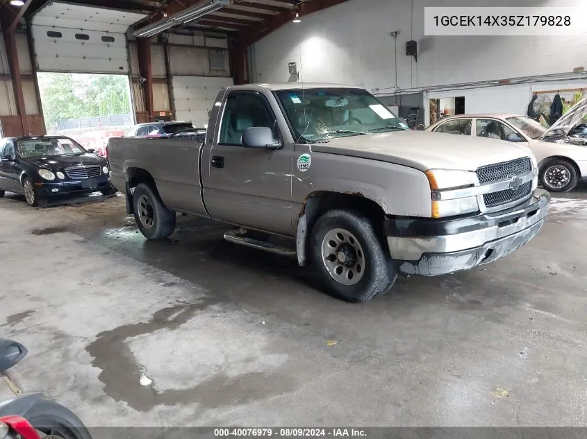 2005 Chevrolet Silverado 1500 Work Truck VIN: 1GCEK14X35Z179828 Lot: 40609056