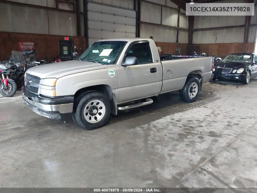 2005 Chevrolet Silverado 1500 Work Truck VIN: 1GCEK14X35Z179828 Lot: 40609056