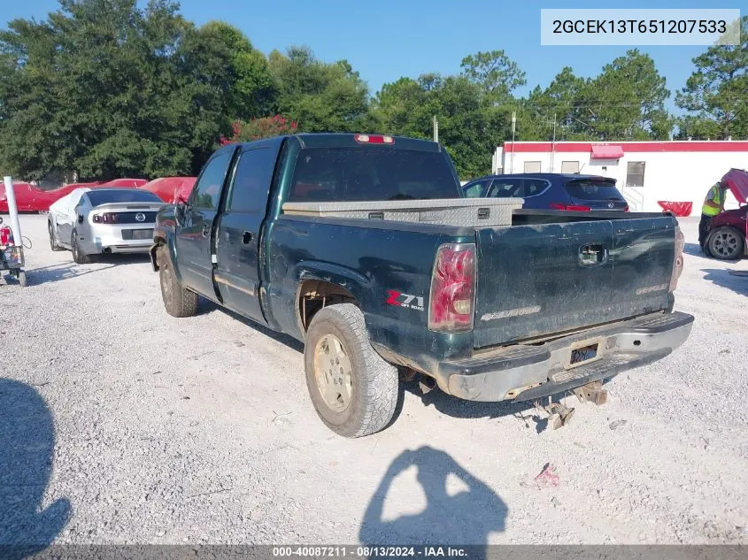 2GCEK13T651207533 2005 Chevrolet Silverado K1500