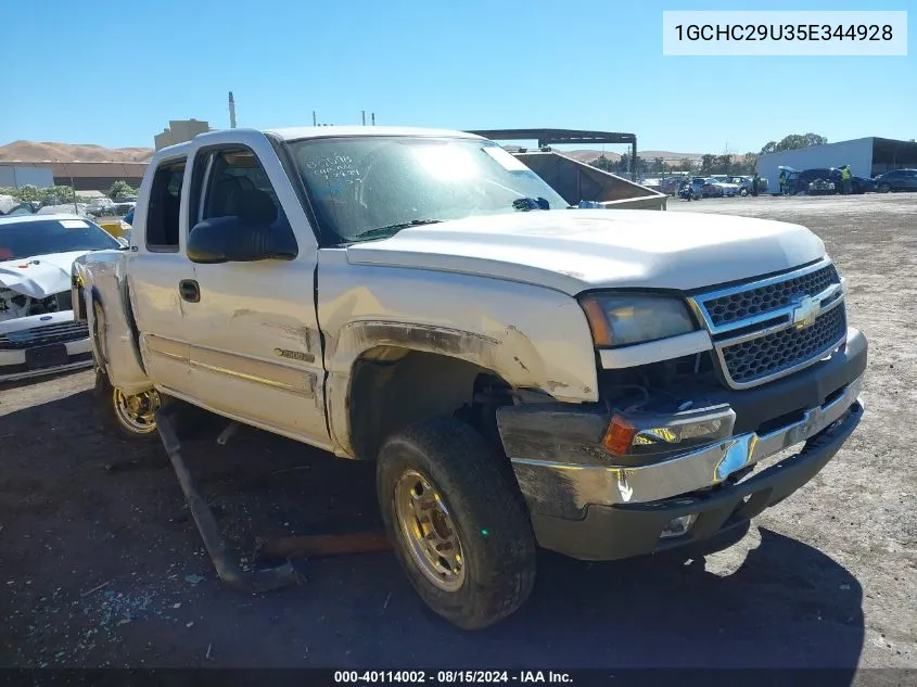 2005 Chevrolet Silverado 2500Hd Ls VIN: 1GCHC29U35E344928 Lot: 40114002