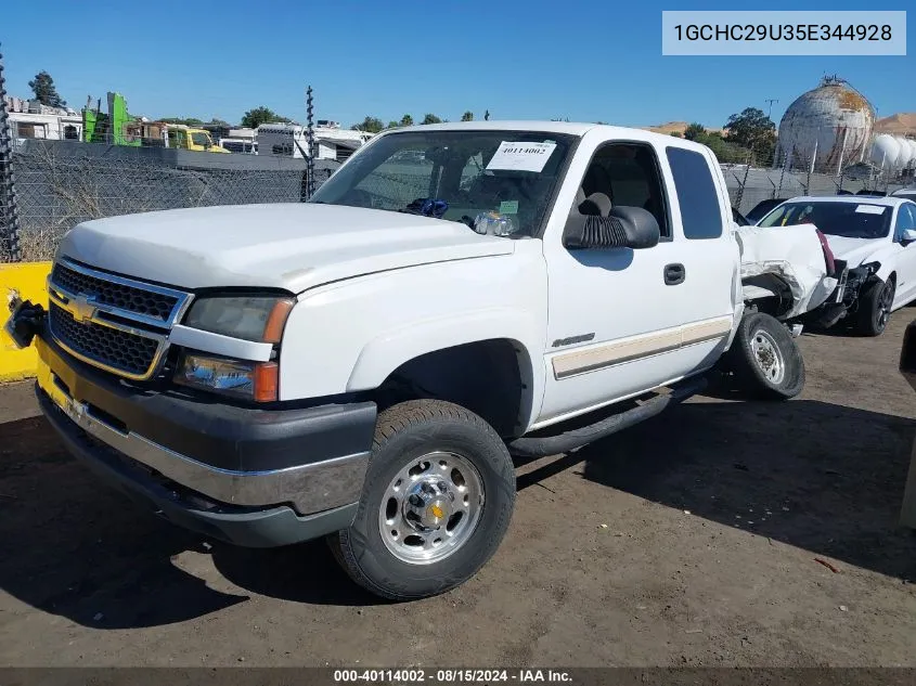 2005 Chevrolet Silverado 2500Hd Ls VIN: 1GCHC29U35E344928 Lot: 40114002