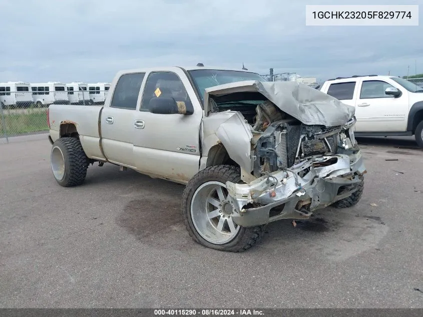 2005 Chevrolet Silverado 2500Hd Lt VIN: 1GCHK23205F829774 Lot: 40115290