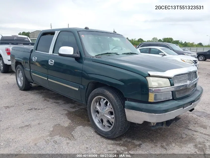 2005 Chevrolet Silverado 1500 Ls VIN: 2GCEC13T551323531 Lot: 40198909