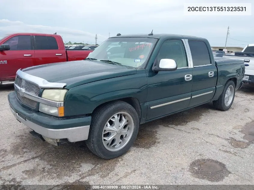 2005 Chevrolet Silverado 1500 Ls VIN: 2GCEC13T551323531 Lot: 40198909