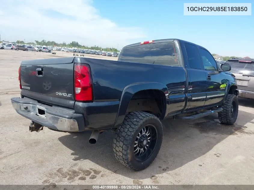 2005 Chevrolet Silverado 2500Hd Ls VIN: 1GCHC29U85E183850 Lot: 40199988