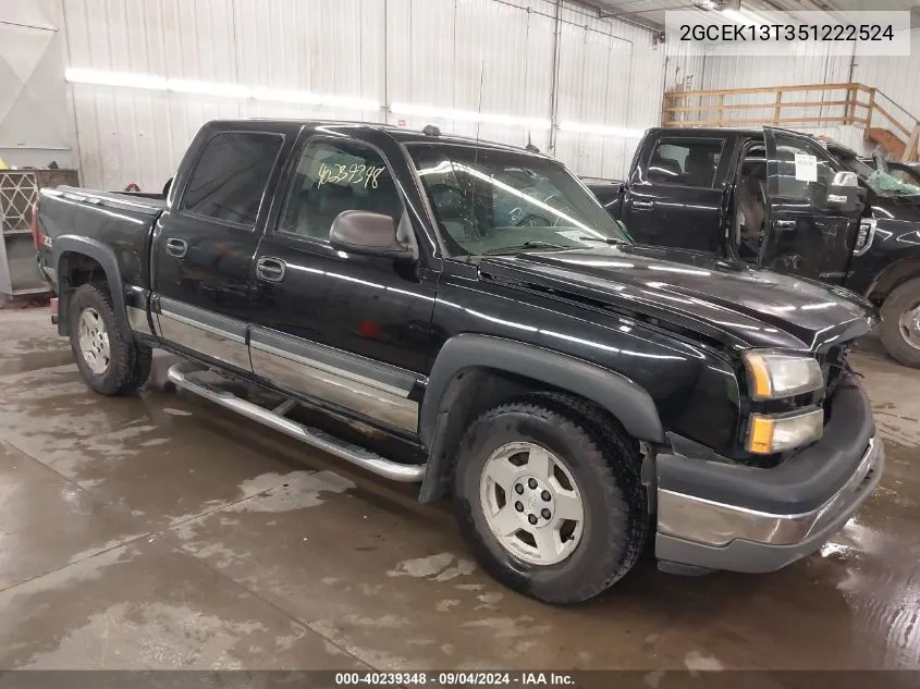 2005 Chevrolet Silverado 1500 Z71 VIN: 2GCEK13T351222524 Lot: 40239348