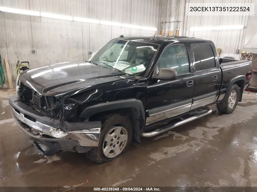 2005 Chevrolet Silverado 1500 Z71 VIN: 2GCEK13T351222524 Lot: 40239348