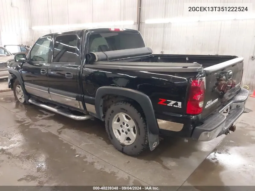 2005 Chevrolet Silverado 1500 Z71 VIN: 2GCEK13T351222524 Lot: 40239348