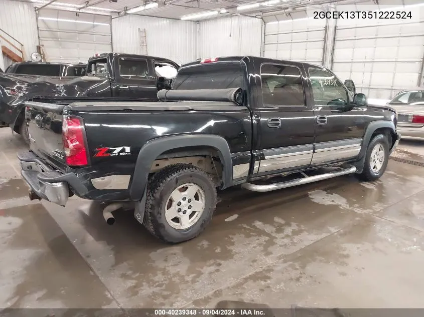 2005 Chevrolet Silverado 1500 Z71 VIN: 2GCEK13T351222524 Lot: 40239348